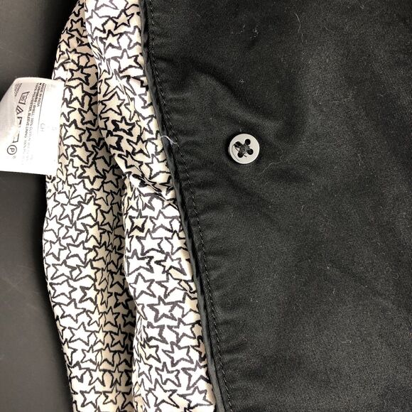 BANANA REPUBLIC Black Belted Trench Coat Size Small - Picture 6 of 10